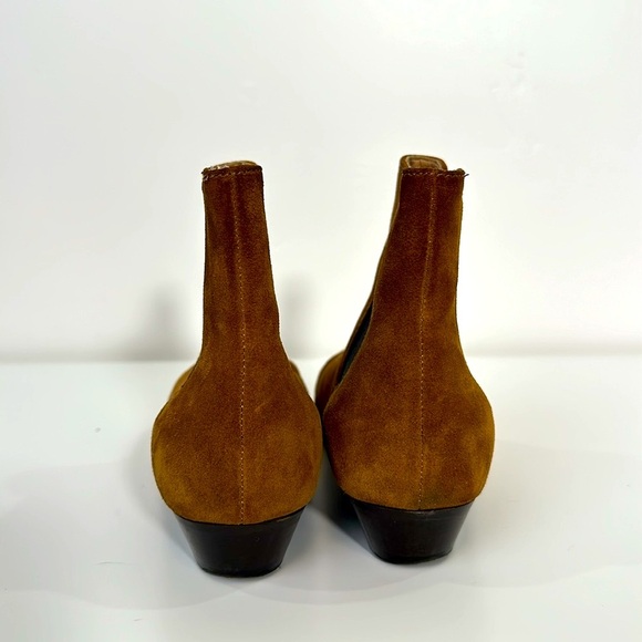 JCREW Suede Chelsea Boots in glazed pecan color - Picture 4 of 6